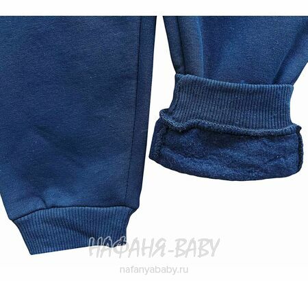 Теплые брюки с начесом MISIL, купить в интернет магазине Нафаня. арт: 0615 13-16 цвет темно-синий