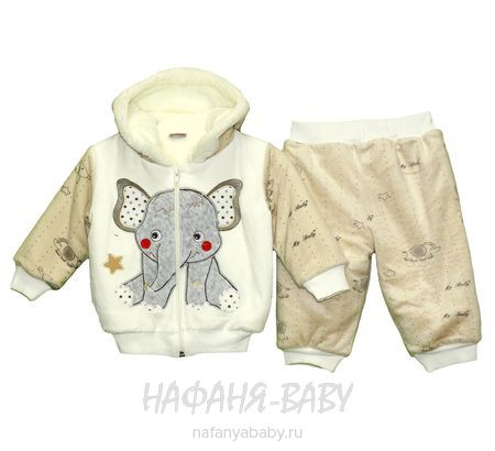 Теплый костюм из велсофта для малышей TEMIZ, купить в интернет магазине Нафаня. арт: 0955.