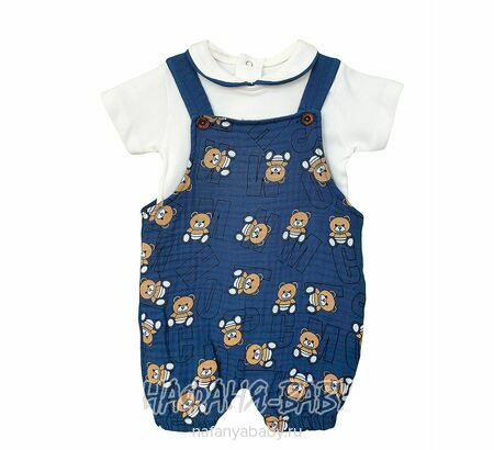 Комплект для новорожденных Happy арт. 10038, 3-9 мес, цвет темно-синий, оптом Турция