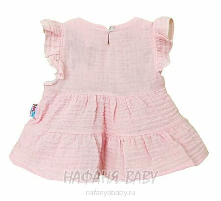 Детский костюм (трикотаж муслин) Happy арт. 10112, от 6 до 24 мес, цвет розовый, оптом Турция