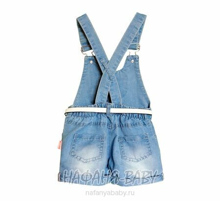 Детский джинсовый комбинезон-шорты арт: 10312 для девочки 2 года,Турция, купить в интернет магазине Нафаня 