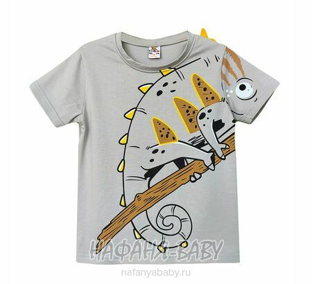 Детская футболка ECRIN арт. 1044, 1-4 года, 5-9 лет, цвет бежевый, оптом Турция