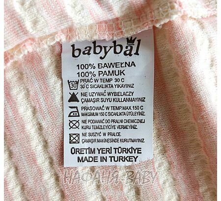 Комбинезон для новорожденных BABYBALL арт: 1086, 0-12 мес, цвет розовый, оптом Турция
