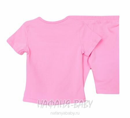 Детский костюм (футболка + лосины) RAVZA арт: 1101, 3-6 лет, цвет розовый, оптом Турция
