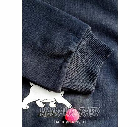 Детский утепленный свитшот ROYA Турция для девочки арт: 11052, 1-4 года, оптом, цвет темно-синий