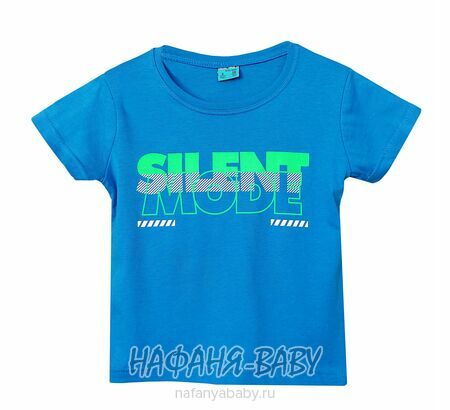 Детская футболка Cit Cit арт: 12010, 1-4 года, 5-9 лет, цвет синий, оптом Турция