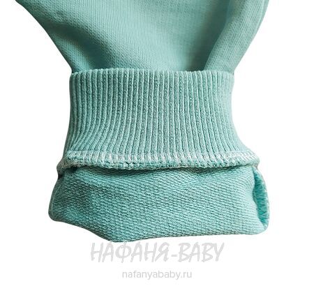 Детский костюм 3 в1 Happy Baby арт. 12021 от 6 до 18 мес, цвет дымчатый хаки, оптом Турция