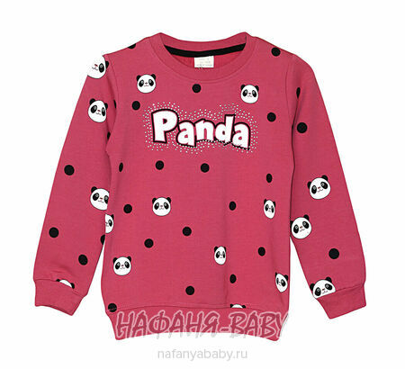 Детский утепленный свитшот с начесом ROYA Турция для девочки арт: 12055, 5-8 лет, цвет чайная роза, купить в  интернет-магазине Нафаня, оптом