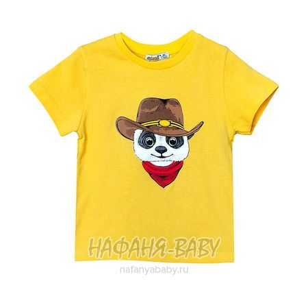 Детская футболка ALG арт: 122120, 1-4 года, цвет желтый, оптом Турция