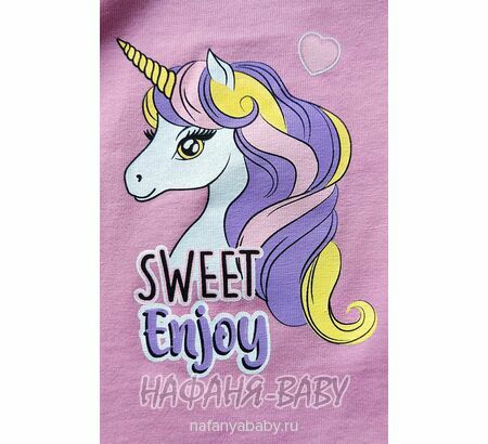 Детское платье Cit Cit арт. 16289, для девочки 3-6 лет, цвет розовый с оттенком сиреневого, оптом Турция