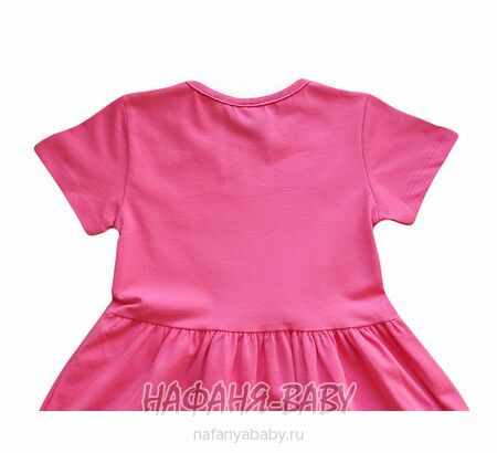 Детское платье Cit Cit арт. 16309, для девочки 3-6 лет, цвет розовый, оптом Турция