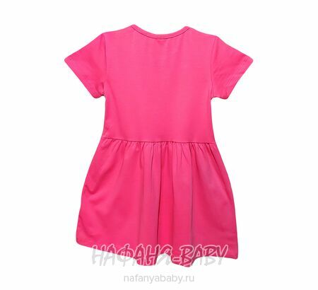 Детское платье Cit Cit арт. 16309, для девочки 3-6 лет, цвет розовый, оптом Турция