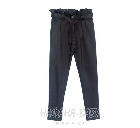 Модные трикотажные брюки для девочки ATC арт: 1686, 10-15 лет, оптом Турция