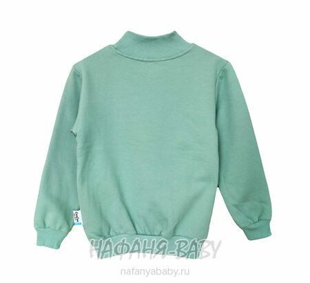 Купить утепленный свитшот для девочки арт.1892, 1-4 года, Con-Con (Турция), цвет дымчато-зеленый хаки