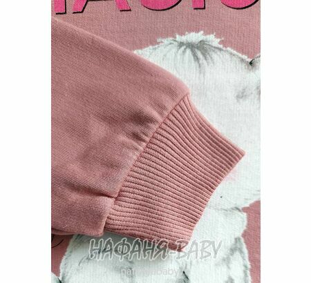 Купить утепленный свитшот для девочки арт.1892, 1-4 года, Con-Con (Турция), цвет чайная роза