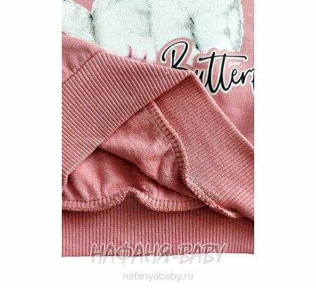 Купить утепленный свитшот для девочки арт.1892, 1-4 года, Con-Con (Турция), цвет чайная роза