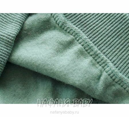 Купить утепленный свитшот для девочки арт.1892, 1-4 года, Con-Con (Турция), цвет дымчато-зеленый хаки