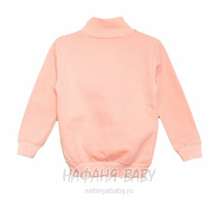 Детский свитшот для девочки футер с начесом Con-Con (Турция) арт: 1897 от 2 до 5 лет, купить оптом, цвет персиковый