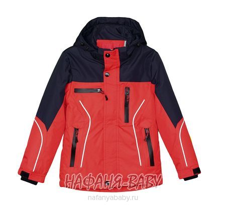 Детская демисезонная куртка AOLOLAN арт: 1901, 10-15 лет, 5-9 лет, цвет темно-синий с красным, оптом Китай (Пекин)