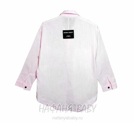 Модная летняя рубашка ANGELOS арт: 1968, 5-9 лет, 10-15 лет, цвет розовый, оптом Турция