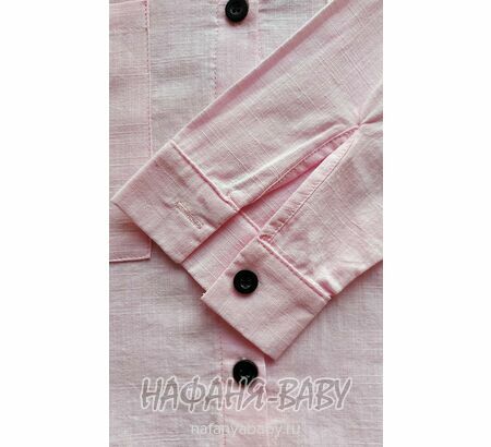 Модная летняя рубашка ANGELOS арт: 1968, 5-9 лет, 10-15 лет, цвет розовый, оптом Турция