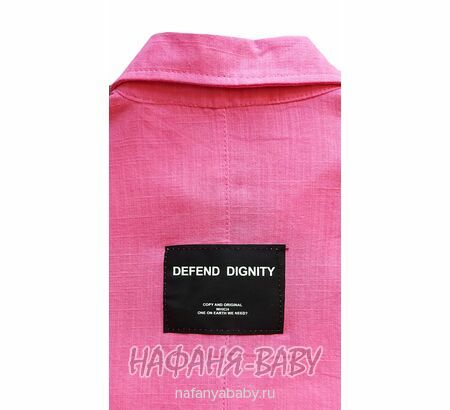 Модная летняя рубашка ANGELOS арт: 1968, 5-9 лет, 10-15 лет, цвет сиренево-розовый, оптом Турция