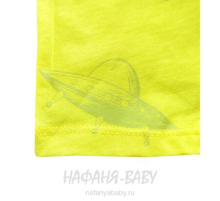 Футболка КОСМОНАВТ МИШКА TK арт: 2000, 1-4 года, 5-9 лет, цвет желтый, оптом Турция
