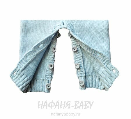 Детский вязаный комбинезон ZENI арт: 2110, 1-4 года, 0-12 мес, цвет серый, оптом Турция