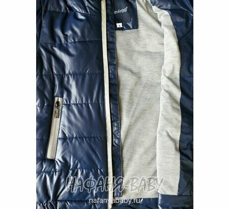 Детская демисезонная куртка DELFIN-FREE арт: 2153, 1-4 года, цвет темно-синий, оптом Китай (Пекин)