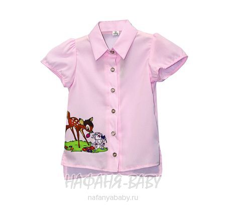 Детская блузка PERI Kids арт: 2153, цвет голубой, оптом 