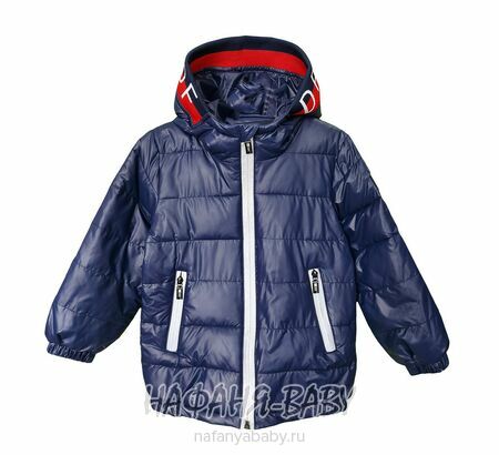 Детская демисезонная куртка DELFIN-FREE арт: 2153, 1-4 года, цвет темно-синий, оптом Китай (Пекин)