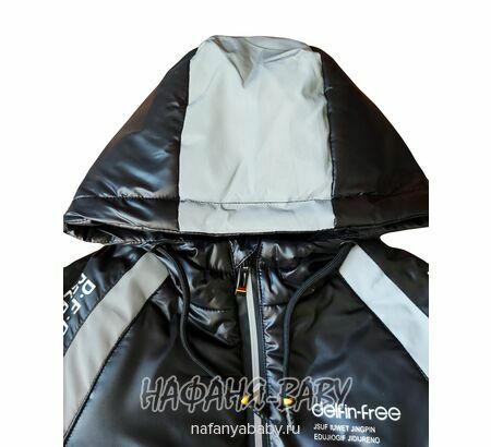 Детская демисезонная куртка DELFIN-FREE, купить в интернет магазине Нафаня. арт: 2158, цвет черный