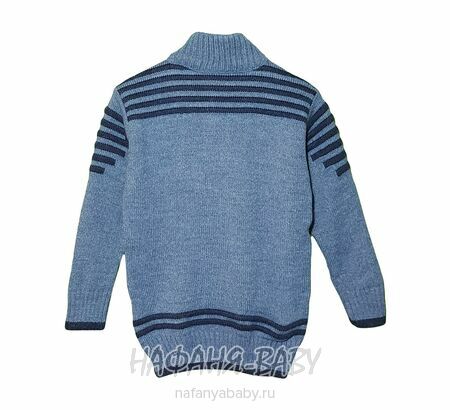 Детский вязаный джемпер ENZELLA арт: 2160, 5-9 лет, цвет серо-голубой, оптом Турция