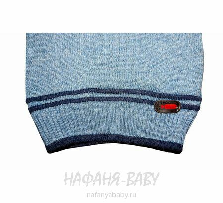 Детский вязаный джемпер ENZELLA арт: 2160, 5-9 лет, цвет серо-голубой, оптом Турция