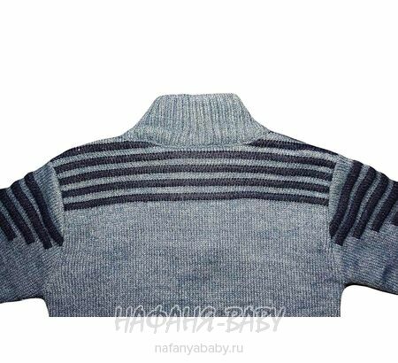 Детский вязаный джемпер ENZELLA арт: 2160, 5-9 лет, цвет серо-голубой, оптом Турция