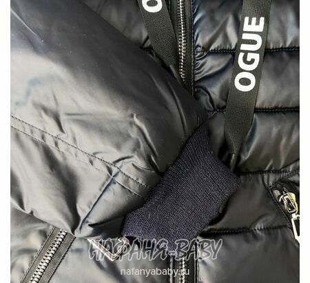 Демисезонная куртка на биопухе DELFIN-FREE, купить в интернет магазине Нафаня. арт: 2188, цвет черно-синий