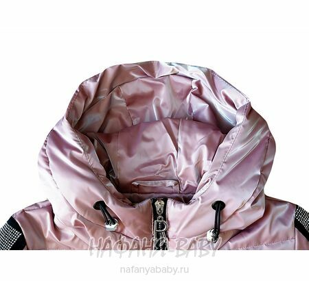 Купить оптом демисезонную куртку DELFIN-FREE, био-пух, арт: 2191, 10-15 лет, для девочки, цвет чайная роза.