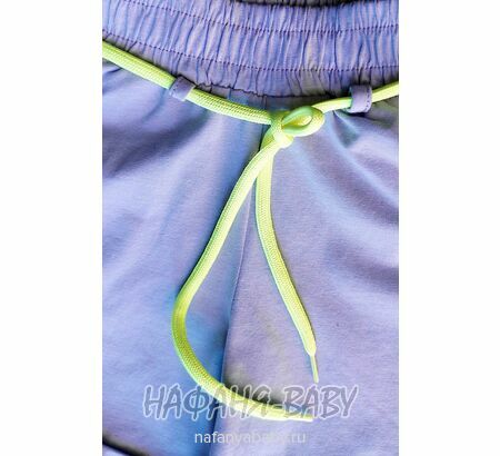 Трикотажные шорты BENINI арт: 2196, 10-15 лет, цвет сиреневый, оптом Турция