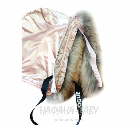 Зимняя удлиненная куртка DELFIN-FREE арт: 2207, 1-4 года, 5-9 лет, цвет розовый, оптом Китай (Пекин)