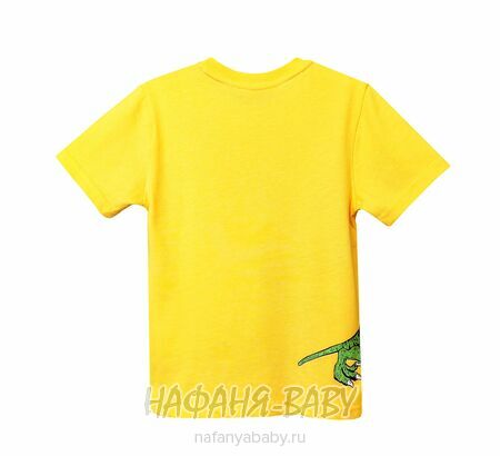 Детская футболка ALG арт: 222614, 1-4 года, 5-9 лет, цвет желтый, оптом Турция