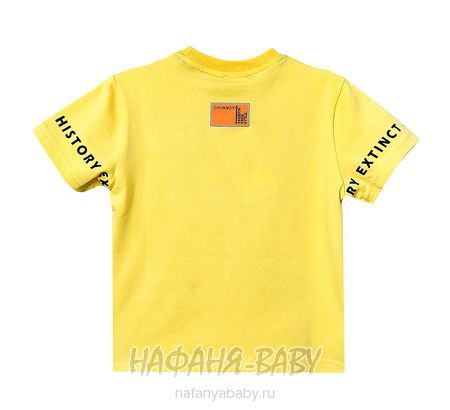Детская футболка ALG арт: 222707, 1-4 года, 5-9 лет, цвет желтый, оптом Турция