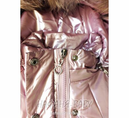 Зимняя куртка  YOI LI арт: 226, 1-4 года, 5-9 лет, цвет розовый, оптом Китай (Пекин)