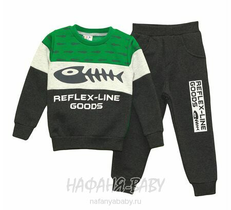 Теплый костюм (свитшот+брюки) BABYSU арт: 2282, 1-4 года, 5-9 лет, оптом Турция