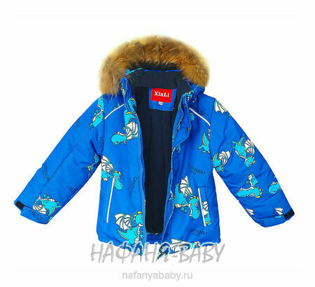 Детский зимний костюм арт.2801, от 3 до 7 лет, оптом Китай (Пекин), цвет синий, оптом Китай (Пекин)