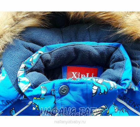 Детский зимний костюм арт.2801, от 3 до 7 лет, оптом Китай (Пекин), цвет синий, оптом Китай (Пекин)