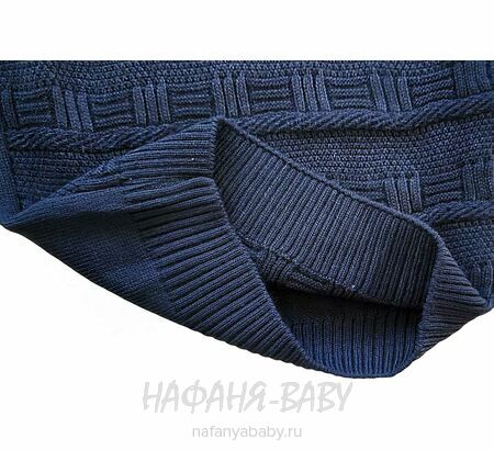 Детский вязаный пуловер SAHIN арт: 281, 5-9 лет, цвет темно-синий, оптом Турция