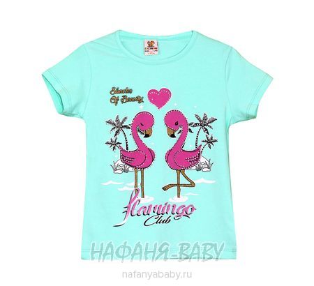 Детская футболка ECRIN арт: 2834, 5-9 лет, 1-4 года, цвет розовый, оптом Турция