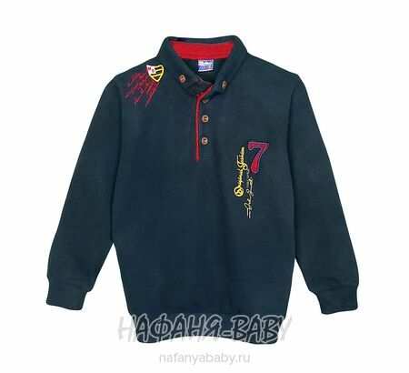 Рубашка-поло детская MODIMA арт: 285, 5-9 лет, цвет темно-синий, оптом Турция