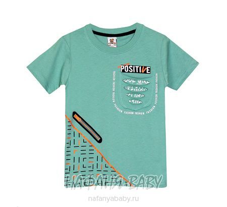 Детская футболка ECRIN арт: 2861, 5-9 лет, 1-4 года, цвет серый меланж, оптом Турция