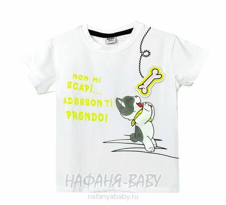 Детская футболка Con Con арт: 3004, 1-4 года, 5-9 лет, цвет белый, оптом Турция